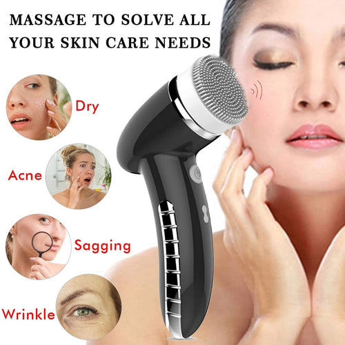 Cepillo Limpiador Facial 4 en 1