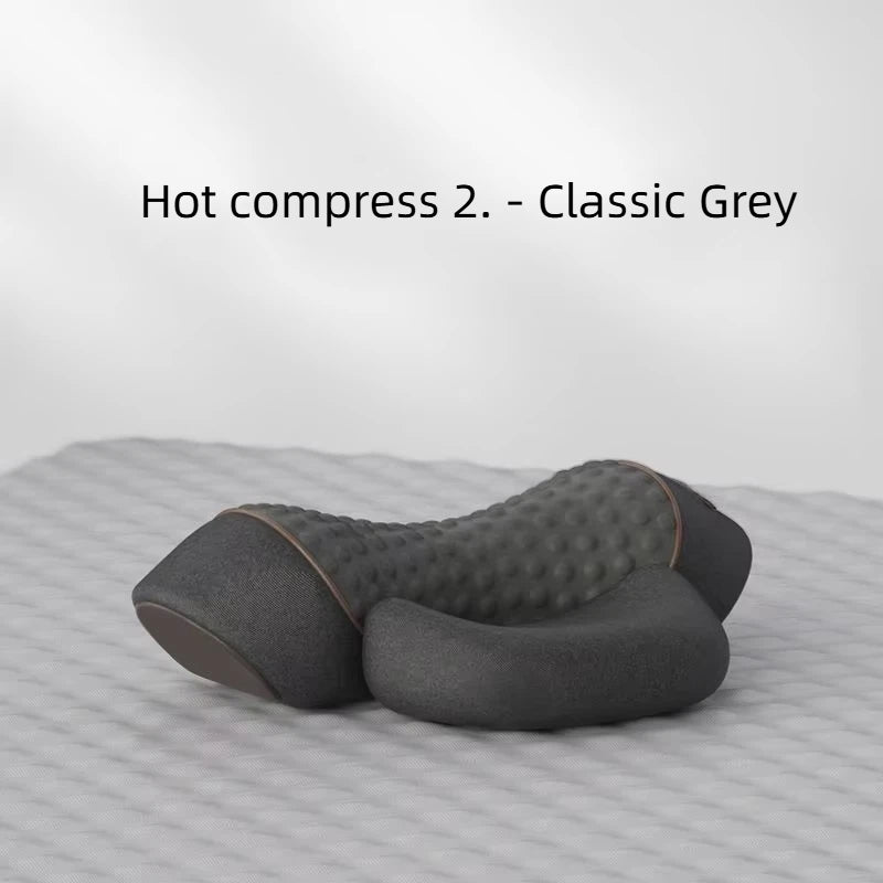 Almohada Cervical Ergonómica con Masaje, Calor y Vibración | Alivio para Cuello y Espalda