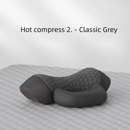 Almohada Cervical Ergonómica con Masaje, Calor y Vibración | Alivio para Cuello y Espalda