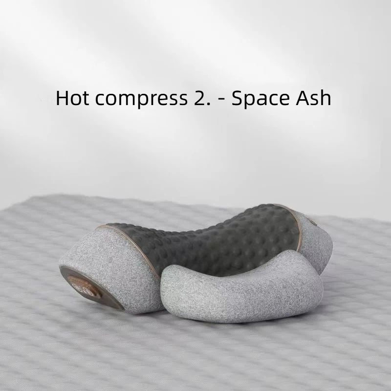 Almohada Cervical Ergonómica con Masaje, Calor y Vibración | Alivio para Cuello y Espalda