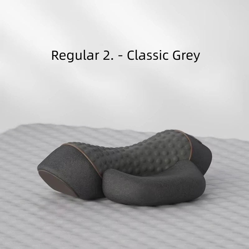 Almohada Cervical Ergonómica con Masaje, Calor y Vibración | Alivio para Cuello y Espalda